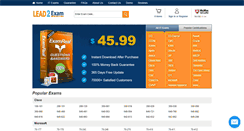 Desktop Screenshot of lead2exam.com